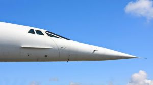 The Concorde, a revolutionary jet airliner with a maximum speed more than twice the speed of sound.