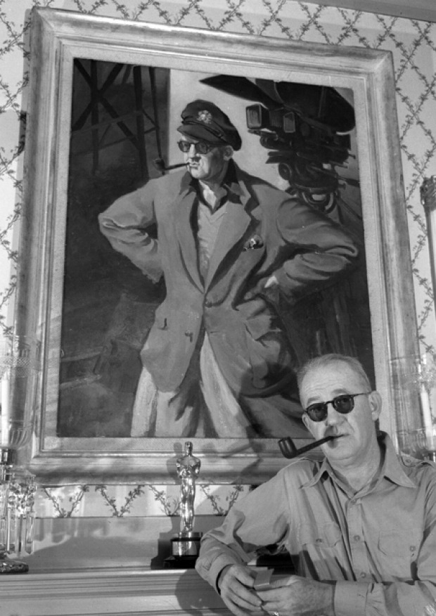 Movie director John Ford in 1946. Ford is famous for his westerns but two informational short films he made for WWII ...