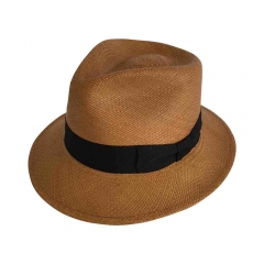 Teardrop Fedora Hat - Tobacco