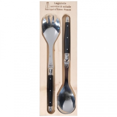 Salad Servers Two-Piece Set - Black