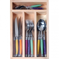 24-Piece Cutlery Set - Multicolour