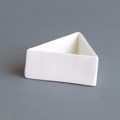 Tessellate Triangle Bowl - White