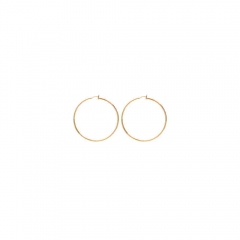 The Classic Hoop Earring  Gold Plated 