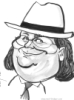 po8crg: A cartoon of me, wearing a panama hat (Default)