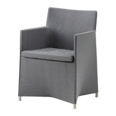  - Diamond Dining Chair Tex Grey - Outdoor Dining Chairs