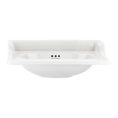 Perrin & Rowe - Perrin & Rowe - Victorian 630mm basin No tap hole - Bathroom Basins