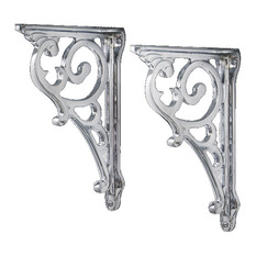 Perrin & Rowe - Perrin & Rowe - Pair of ornate wall brackets for cisterns or basins - Bathroom Basins