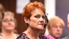 One Nation party leader Pauline Hanson.