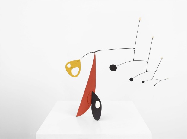 <i>Antenna</i> c. 1948. Painted sheet metal and wire by Alexander Calder. Courtesy the artist and Levy Gorvy.