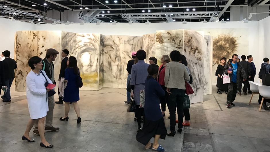 Artwork by Cai Guo-Qiang at Art Basel Hong Kong.