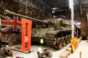 A Centurion tank (ABC News: Alkira Reinfrnak)