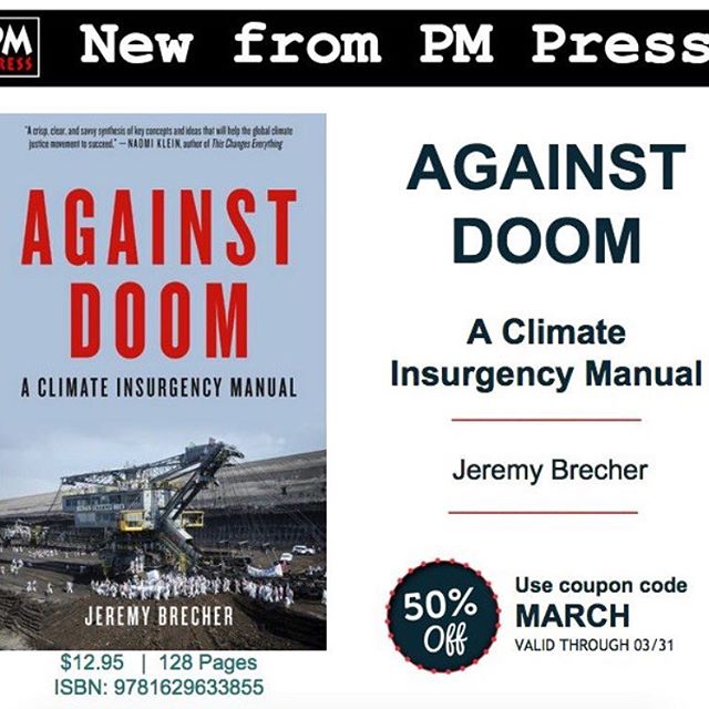 "A crisp, clear, and savvy synthesis of key concepts and ideas that will help the global climate justice movement to succeed. Brecher outlines many feasible climate solutions that should give all of us hope, despite the odds." -Naomi Klein, author of This Changes Everything: Capitalism vs. the Climate

Get Against Doom now for 50% OFF with coupon code: MARCH through 3/31 at pmpress.org

#pmpress #friendsofpm #againstdoom #jeremybrecher #climatechange #bookstagram