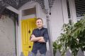 Nic Tait at his renovated cottage in Brunswick, Melbourne.