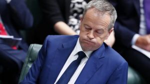 Opposition Leader Bill Shorten during Question Time at Parliament House in Canberra on Monday 20 March 2017. fedpol ...