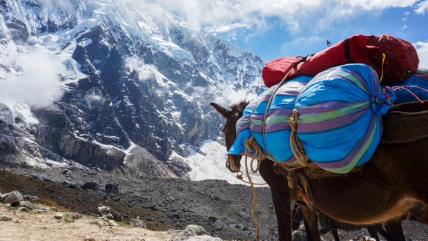 Salkantay Mountain in Peru.