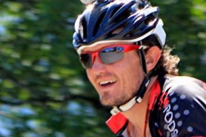 Mike Hall before taking on the Indian Pacific Wheel Race. 