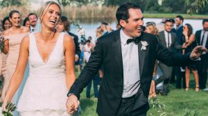 Karl Stefanovic's three children were not invited to their uncle Peter Stefanovic's wedding to Jeffreys.