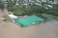 Rockhampton Hockey Association surrounded by floodwaters in 2011. Local sports groups are again bracing for rising water ...