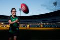 Multi-tasker: Emma Kearney would be affected by a clash between the WBBL and AFLW.