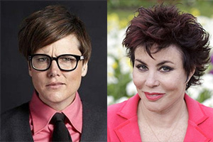 Composite image of Hannah Gadsby and Ruby Wax (ABC RN/Nightlife)