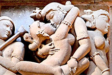 Stone tantra carving (Image: ABC RN)