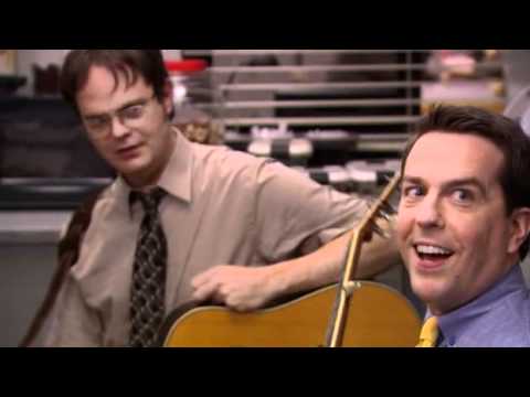 Dwight and Andy play "Take me home country roads" S05E21 (The office)