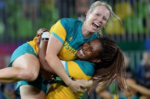 Ups and downs: Australia's Olympic gold medal win has been swamped by negativity less than a year later. 