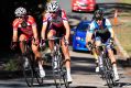 Racing: (from left) Adam Phelan, Damien Howson and Cameron Meyer in the Oceania Cycling Championships in 2013.