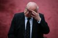 Attorney-General George Brandis during debate on the ABCC bill in the Senate at Parliament House in Canberra on ...