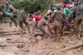 The sea of mud in Mocoa, near Colombia's border with Ecuador, on Saturday.