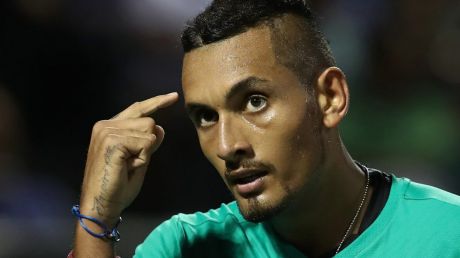 Knuckling Down: Australian Nick Kyrgios has vowed to stay focused following strong showing against Roger Federer.