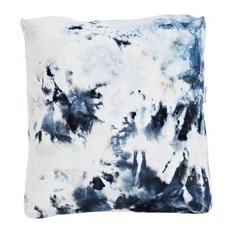  - Black Ice-Dyed Cushion - Decorative Cushions