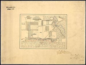 Croquis of the Battlefield of Prairie Grove, Arkansas. December 7th, 1862. Drawn by T. W. Williams, - NARA - 305669.jpg