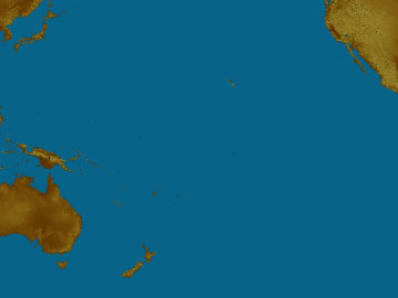 Oceania map