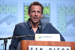 Actor Seth Meyers at the San Diego Comic Con International, for "Game of Thrones", at the San Diego Convention Center in San Diego, California