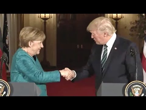 Donald Trump and Angela Merkel's Full Press Conference | HD