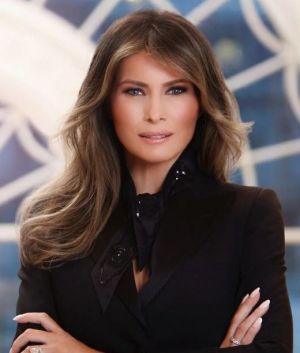 Melania Trump's first official White House portrait.