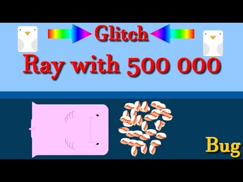 Deeeep.io Glitch / Bug: Ray with a score of 500 000 || 2 000 000+ with the last animal