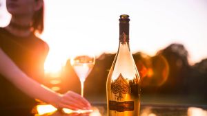 Armand de Brignac, known for its shiny bottles and famed owner.