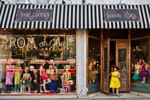 Clothing boutique store in Toronto.