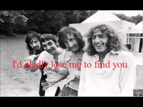 The Who -  Bargain (With Lyrics)