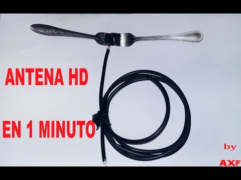 ANTENA CASERA HD en 1 minuto