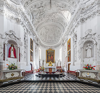 Photo of St. Peter and St. Paul's Church main altar in Vilnius. It is already a featured picture in English Wikipedia and is identical in terms of quality to other three pictures of the St. Peter and St. Paul's Church interior by Diliff, which already are Featured Pictures in Commons.