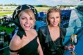 ATC Ambassador Melina Vidler (left) and Erin Holland, The Star Sydney Ambassador, at Championships Day at Royal Randwick ...