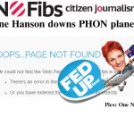 Pauline Hanson downs PHON plane page – @Qldaah #qldpol #auspol