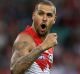 Milestone man: Lance Franklin plays his 250th AFL game on Friday night.