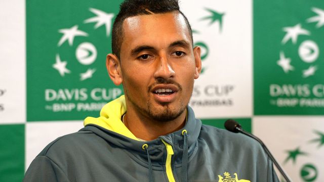 Making waves on and off the court: Nick Kyrgios.