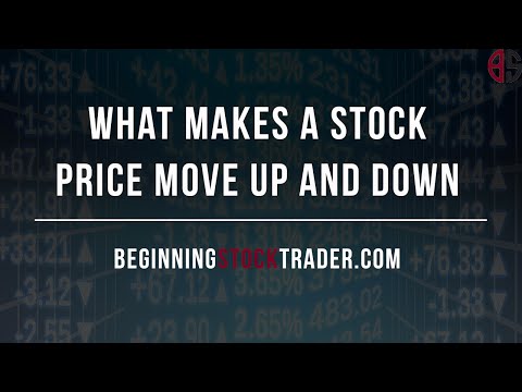 What Makes Stock Prices Move Up and Down