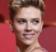 Scarlett Johansson arrives at the 2017 Oscars.