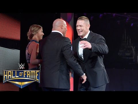 Kurt Angle is welcomed home to WWE by John Cena: WWE Hall of Fame 2017 (WWE Network Exclusive)